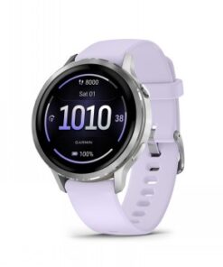 GARMIN VENU 4 (41MM), GRAY W/ SILVER + PERIWINKLE