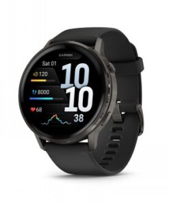 GARMIN VENU 4 (45MM), BLACK W/ SLATE + BLACK