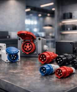 24 pinnalliset pistorasiat ja -tulpat