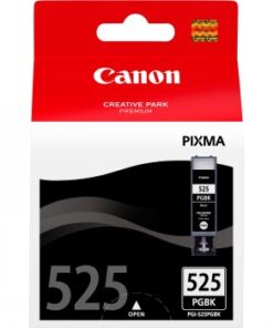 Canon PGI-525 PGBK musta mustekasetti, punavalkoinen pakkaus edestä.