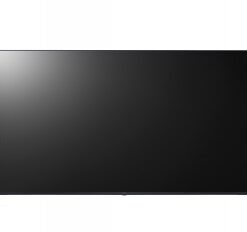 LG 55 tuuman UHD-infonäyttö, musta ohut muotoilu, vaalealla taustalla.