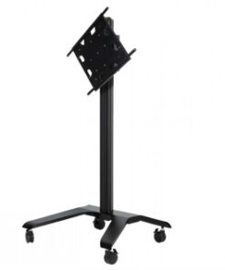 B-TECH AV FLAT SCREEN TROLLEY WITH FLIP ROTATION (VESA 600 X 400) - 1.7M COLUMN