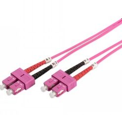 Digitus fo patch cord, duplex, sc to sc mm om4 50/125 µ, 1 m