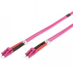 Digitus fo patch cord, duplex, lc to lc mm om4 50/125 µ, 1 m