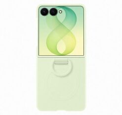 Samsung galaxy flip8 silicone ring magnet -qi2 suojakotelo, minttu