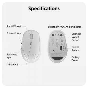 HYPER HYPERSPACE BLUETOOTH MOUSE