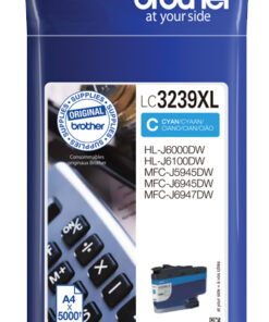 BROTHER LC3239XLC TONER HIGH CYAN 5000