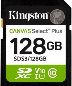 KINGSTON 128 GB CANVAS SELECT PLUS GEN3 SD, UHS-I, U1, V10 (150R)