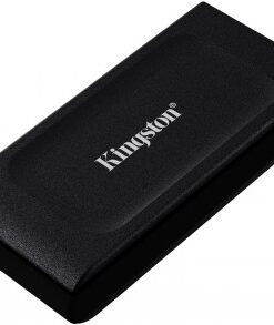 KINGSTON 1 TB XS1000 EXTERNAL SSD, USB-A + USB-C 3.2 GEN2 (BLACK)