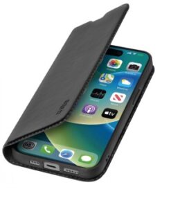 SBS WALLET SMOOTH IPHONE 15 BLACK