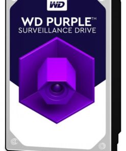 Western Digital Purple -kiintolevy, violetti sävy, 3.5 tuuman koko, etunäkymä.